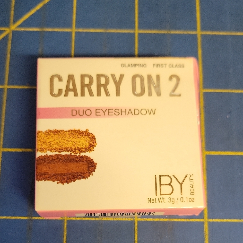 IBY Beauty Carry On 2 Duo Eyeshadow palette Glamping & First Class 3g NIB